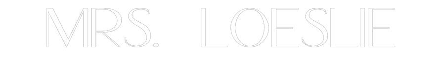 Customized Neon Sign: Mrs. Loeslie