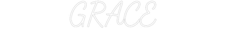 Customized Neon Sign: GRACE