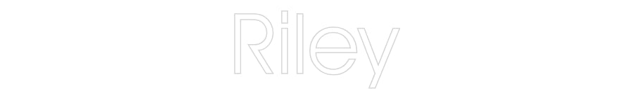 Customized Neon Sign: Riley