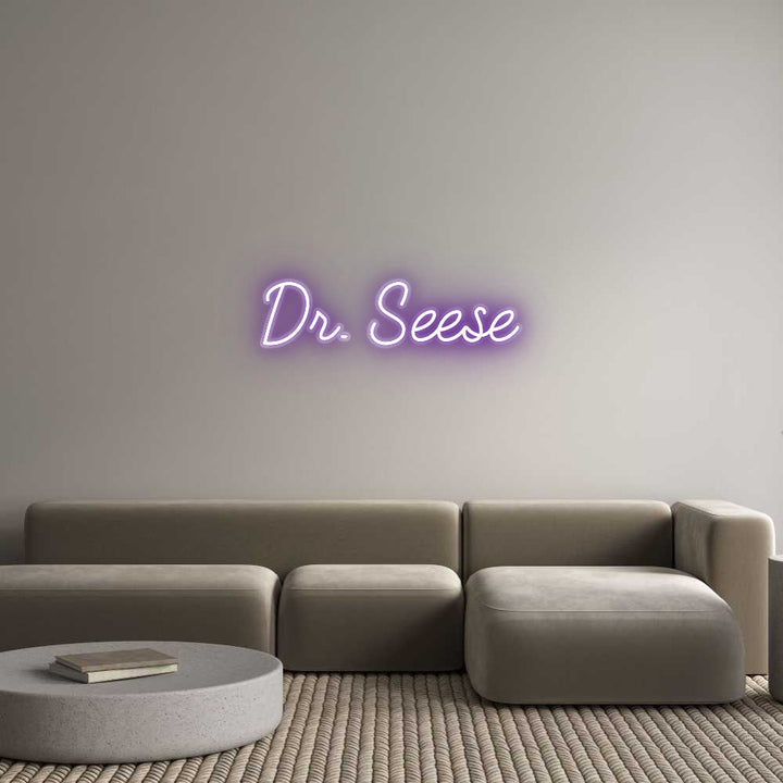 Customized Neon Sign: Dr. Seese