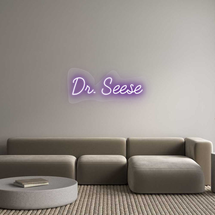 Customized Neon Sign: Dr. Seese