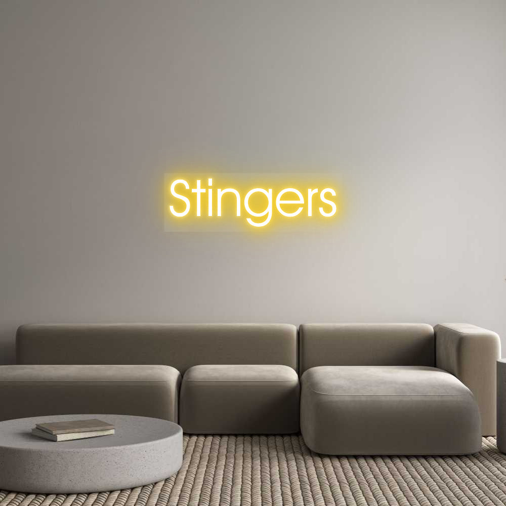 Customized Neon Sign: Stingers