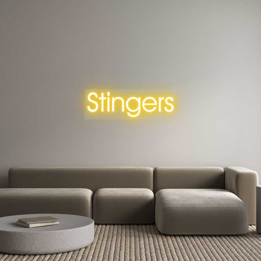 Customized Neon Sign: Stingers
