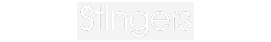 Customized Neon Sign: Stingers