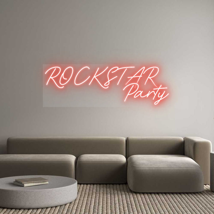 Customized Neon Sign: ROCKSTAR 
Pa...