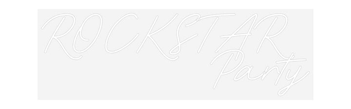 Customized Neon Sign: ROCKSTAR 
Pa...