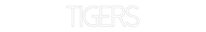 Customized Neon Sign: Tigers