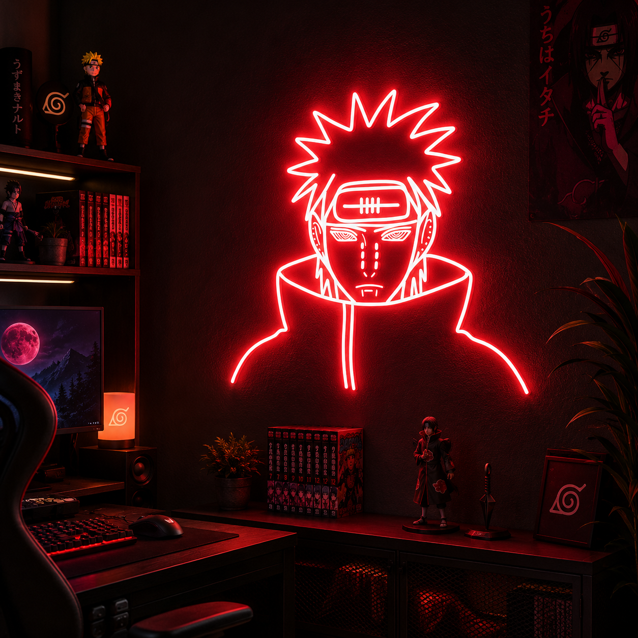Naruto Neon Sign Anime LED Wall Art for Kids & Fans