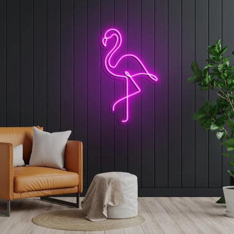 Flamingo Neon Sign | Illuminate Your Space with Tropical Charm
