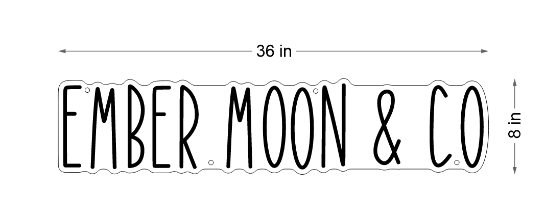 LEd neon sign for Kirsten Eaton