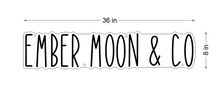 LEd neon sign for Kirsten Eaton