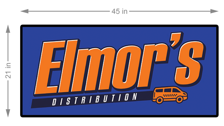 3D UV Metal Non-Lit Sign for Amin Elmor