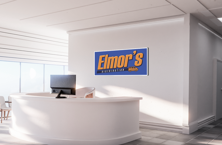 3D UV Metal Non-Lit Sign for Amin Elmor