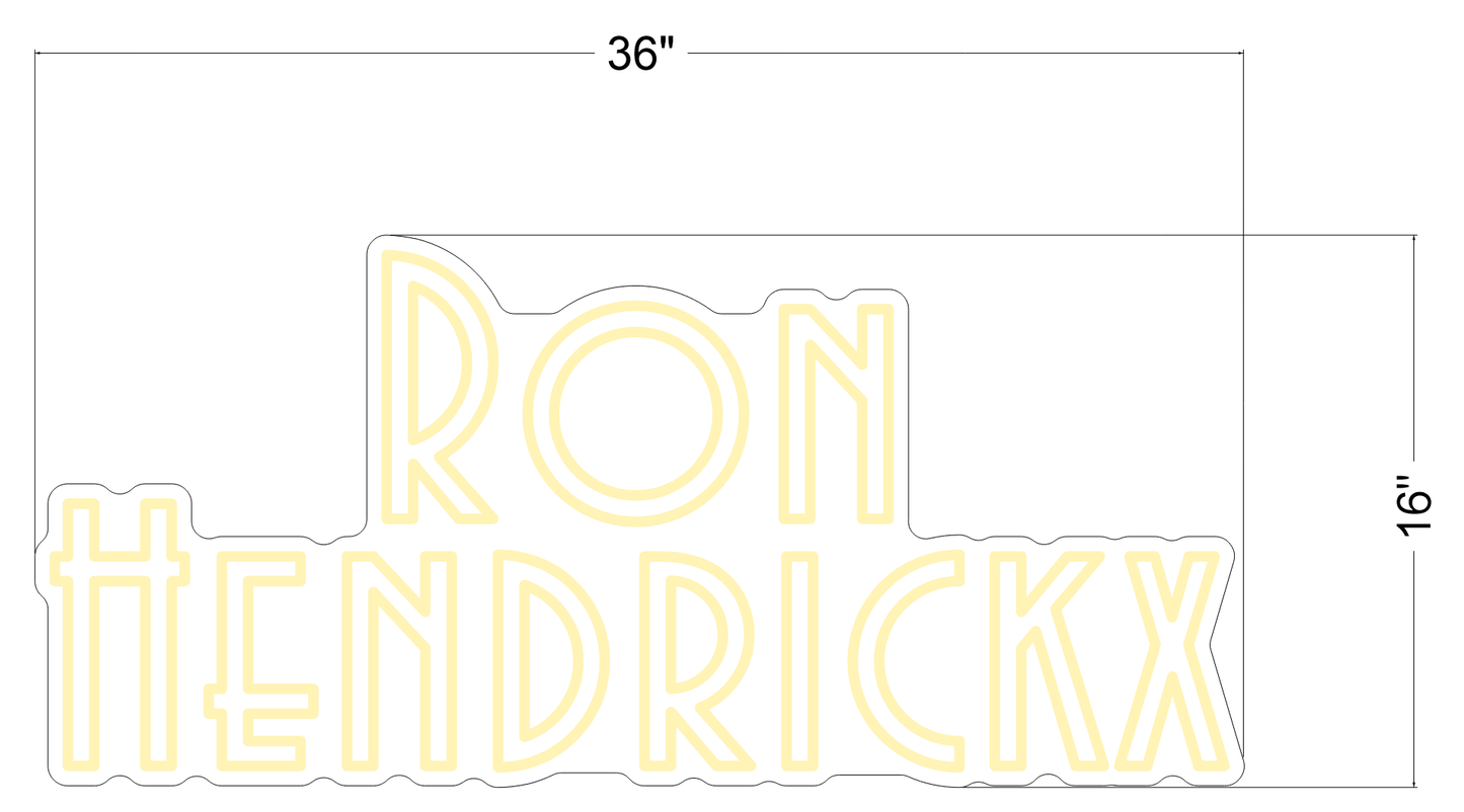 Custom Signs for Ron Hendrickx