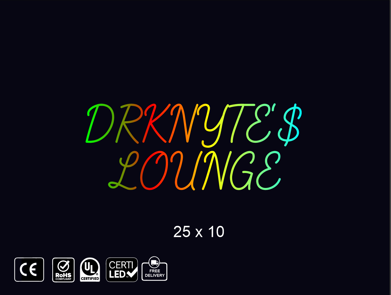 Custom Neon sign for Dr. Knyte
