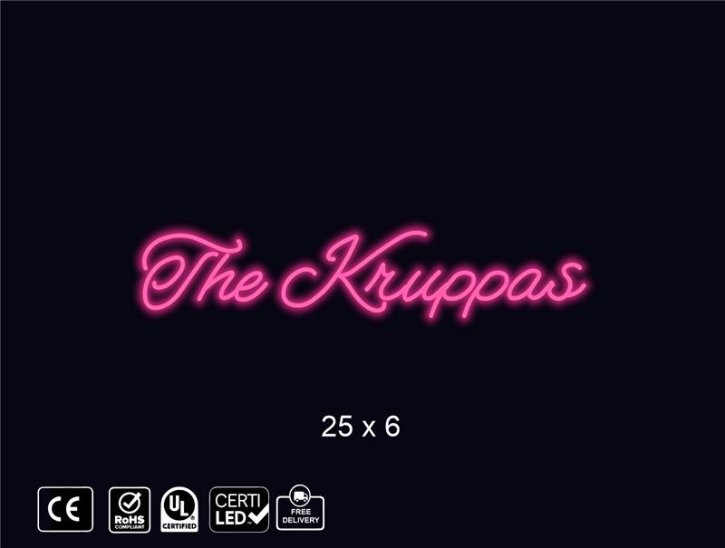 Custom Neon sign for Steven Kruppa