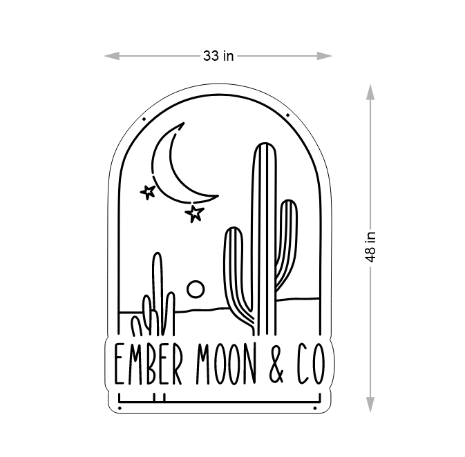 LEd neon sign for Kirsten Eaton