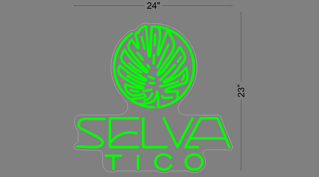 LED neon sign for Selvatico