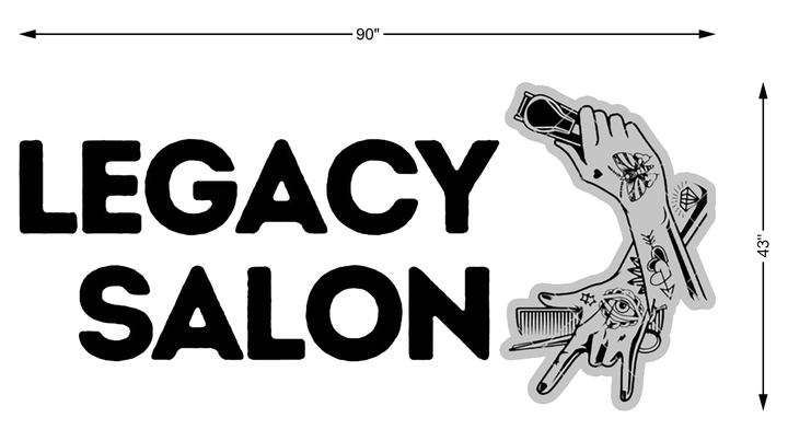 3D Acrylic Front-lit Sign For Chelsie Stoops