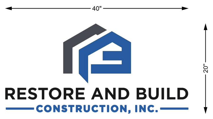 3D Metal Non-lit Sign For nver adzemian