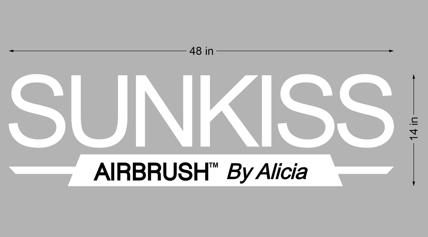 3D Metal Backlit Sign for  Alicia Puentes