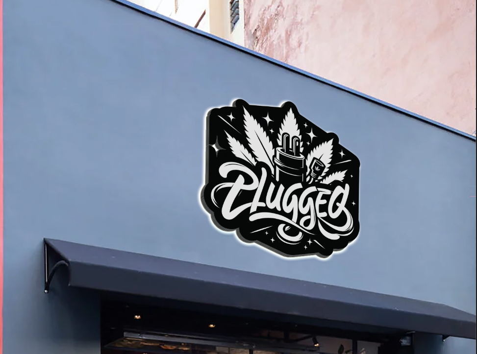 3D UV Metal Backlit Sign For Alexi