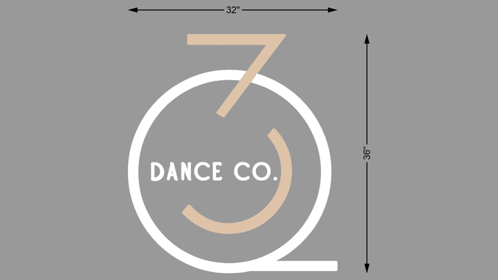 3D Metal Backlit Sign For Francisca Quintanilla