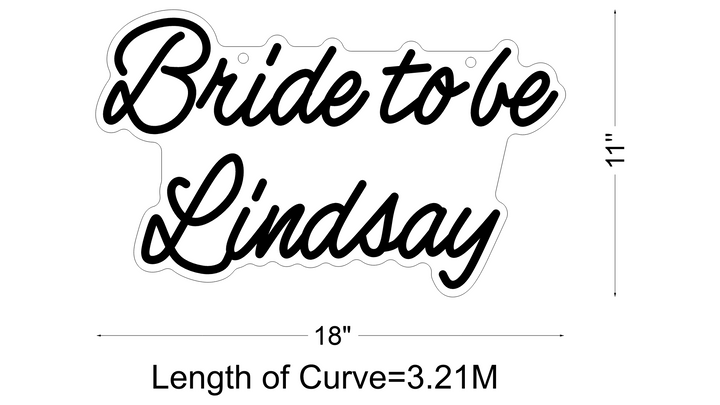 LED neon sign for Anne