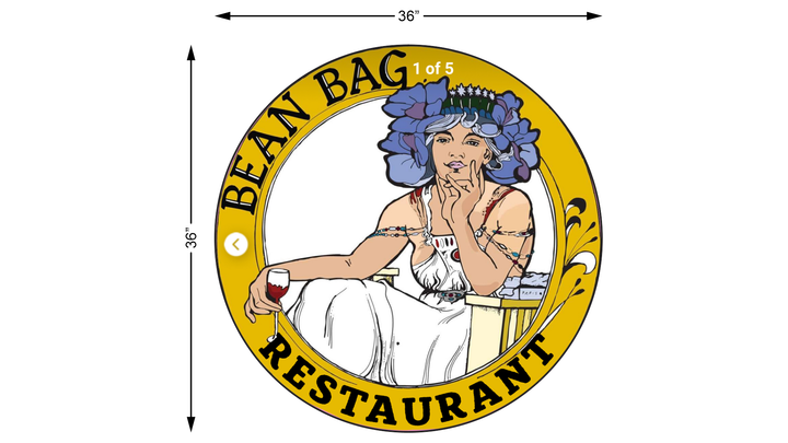 3D Blade Sign For Sofia Pérez