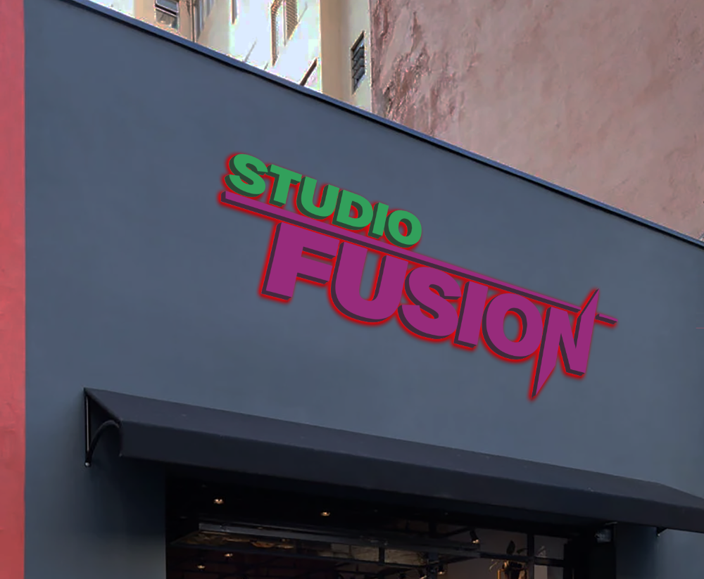 3D Metal Backlit Sign For Amber Ory