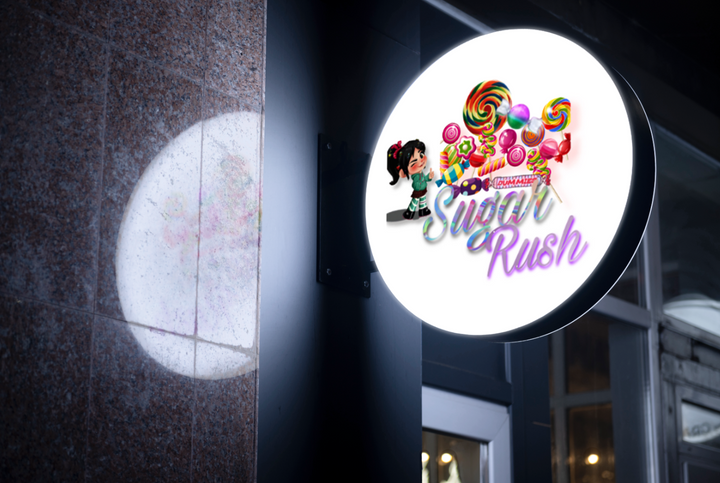 Business signage for Dominique riddick