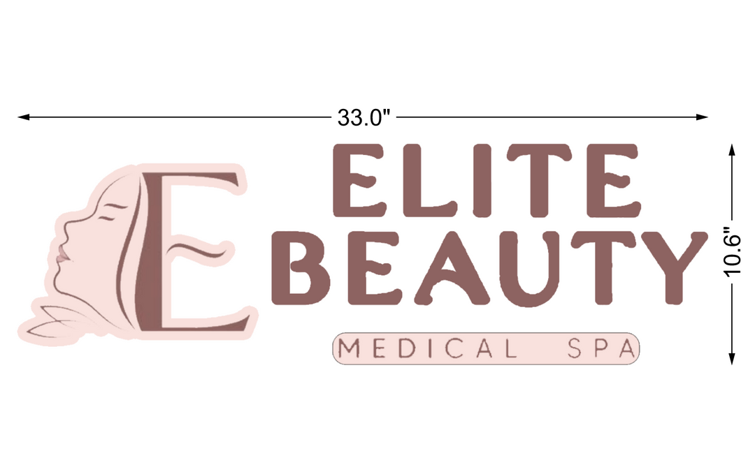 3D UV Metal Backlit Sign For Michelle Beltran