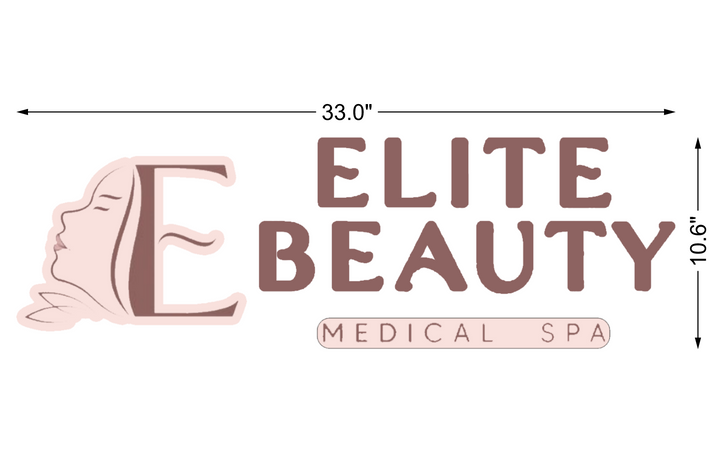 3D UV Metal Backlit Sign For Michelle Beltran