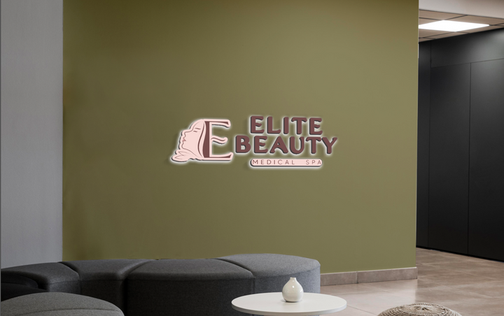 3D UV Metal Backlit Sign For Michelle Beltran