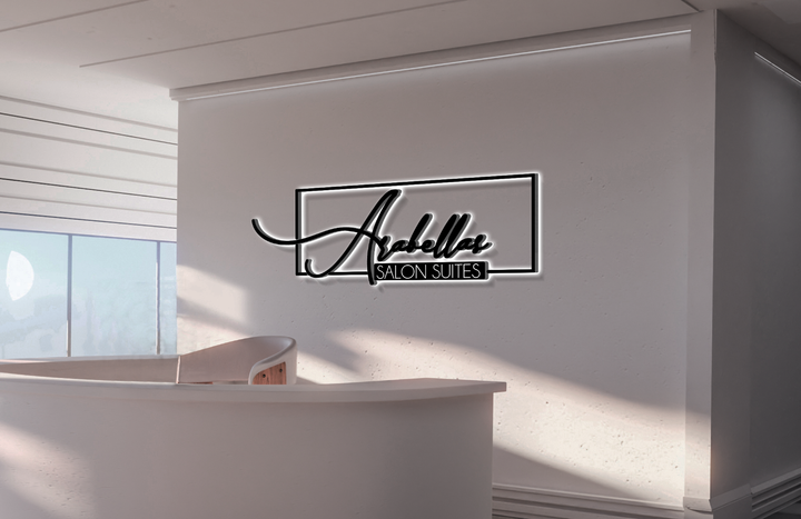 3D Metal Back-lit Sign For Alexus Monique Golden