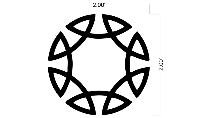 5MM Metal Letters Sign For Mikael Padilla