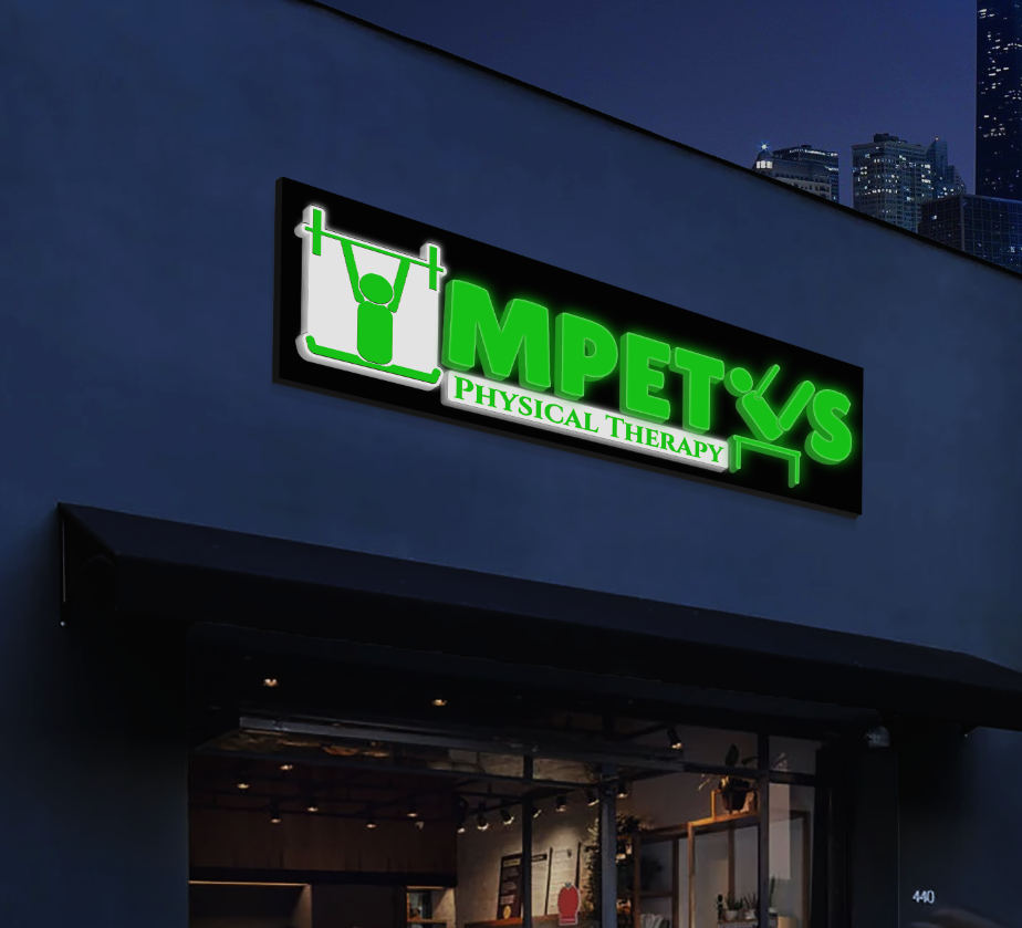 3D UV Acrylic Frontlit with backboard sign for Impetus Physical