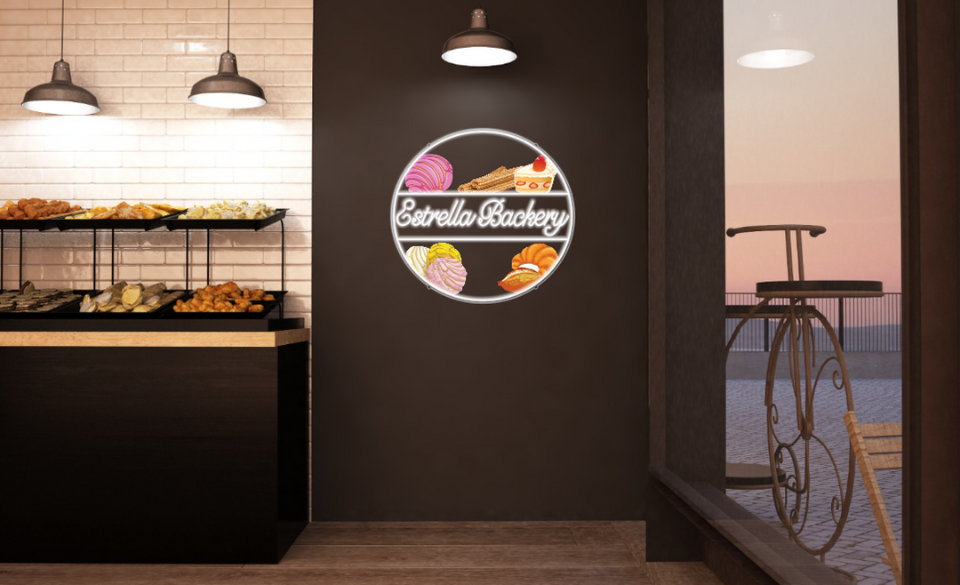 UV LED Neon Sign For Alexia Vazquez