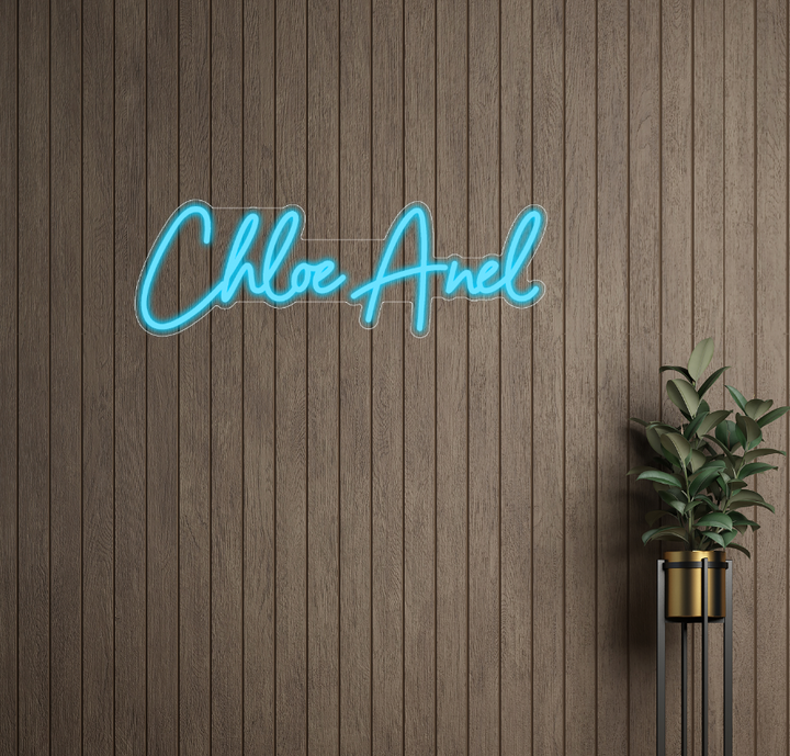 Led Neon Sign for Chloe Anel