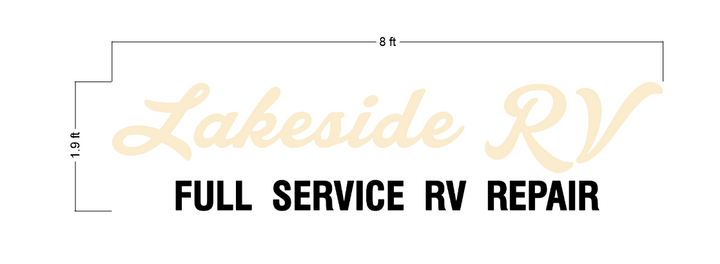 3D Metal Non Lit Sign for Sydney Raines