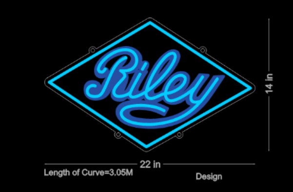 Riley Neon Sign for  Eddie Smith -