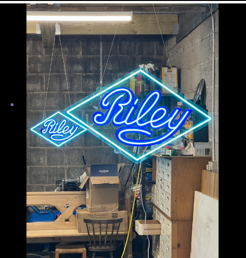 Riley Neon Sign for  Eddie Smith -
