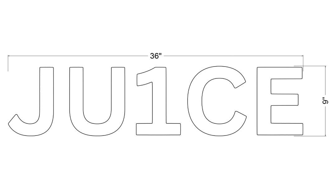 3D Metal Back-lit Sign For Landry Kiffin