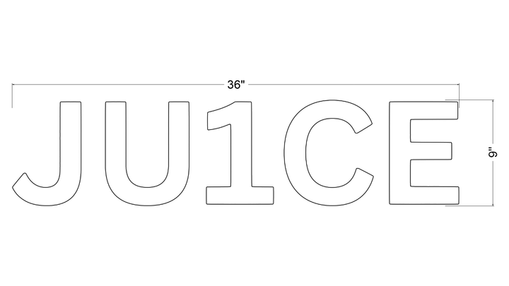 3D Metal Back-lit Sign For Landry Kiffin