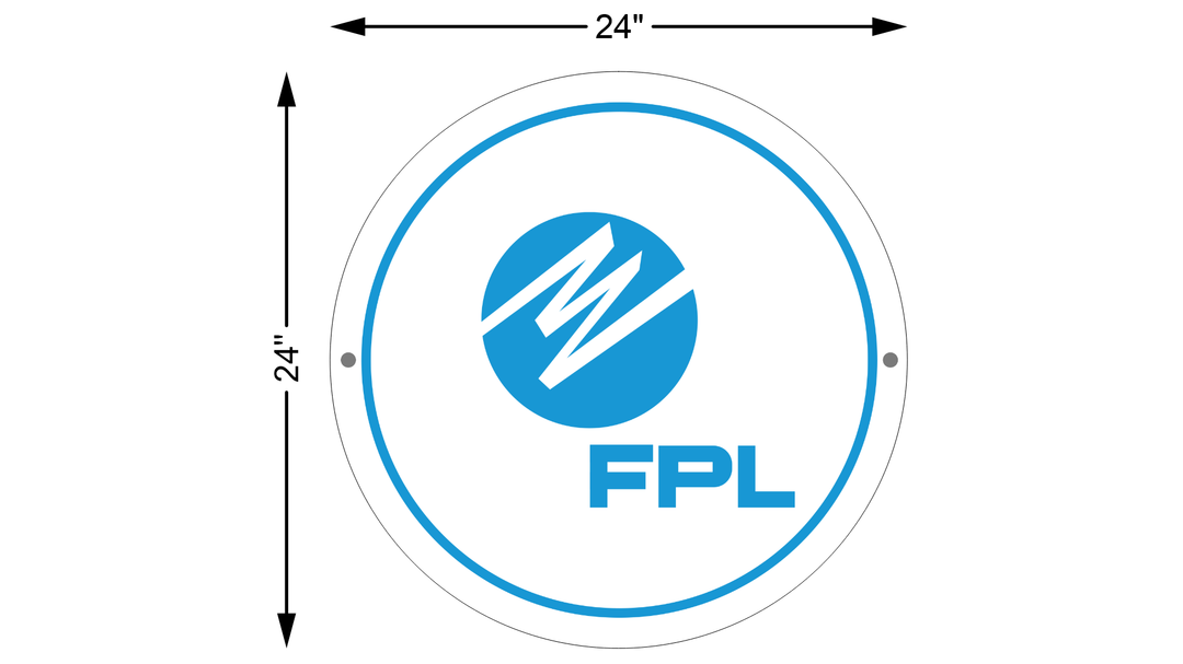 Neon Acrylic Sign For abc