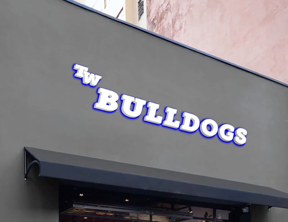 3D Metal Backlit sign for Dakota Caldwell