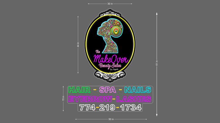 LED neon sign for Jenysette Baez