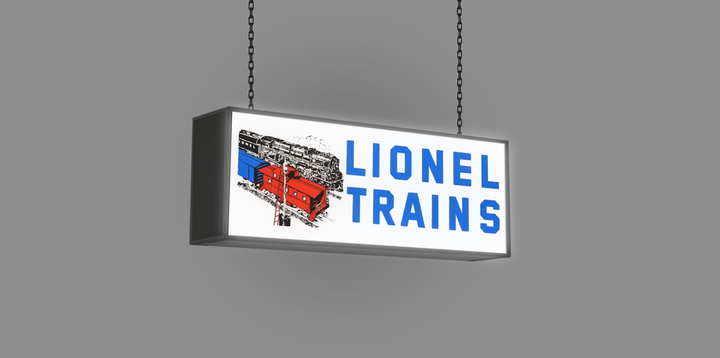 Lightbox with chains for Mark gamble