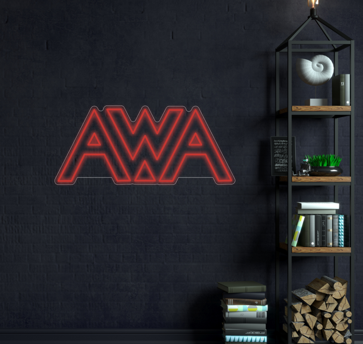 LED neon sign for Mike Tjaden