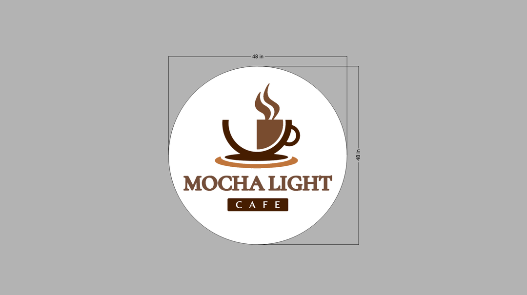 Business Signs for Mochalight Cafe